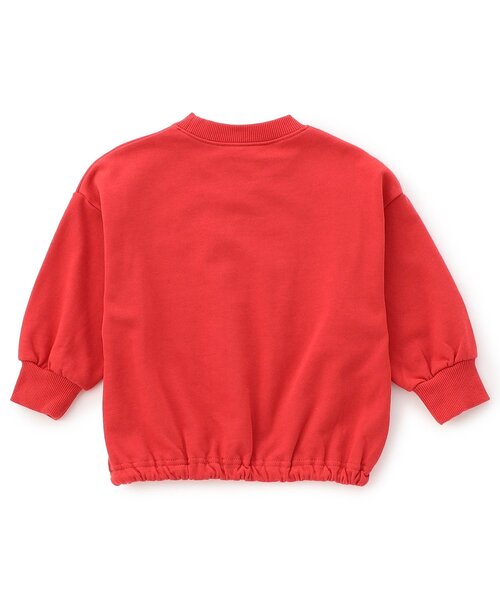 BREEZE（ブリーズ）の「【ジュニア対応】ゆったりドローコードトレーナー(セットアップ可)（スウェット・キッズ・レッド/グレー/チャコール/ベージュ・120/130/140/150/160/90/100/110）」の13枚目の写真