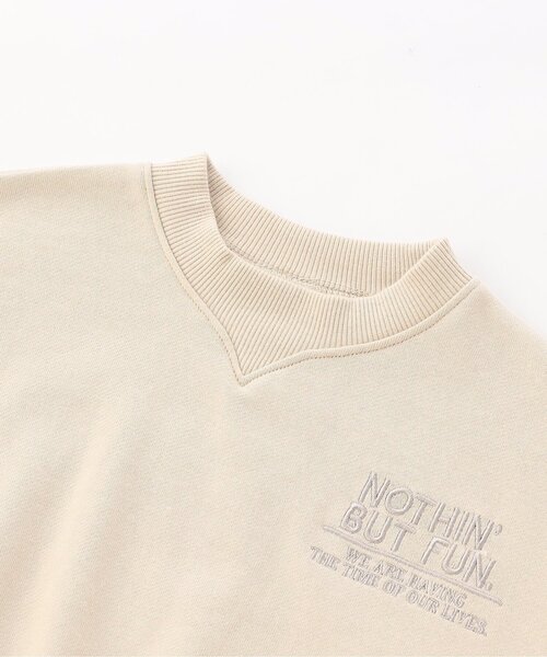 BREEZE（ブリーズ）の「【ジュニア対応】ゆったりドローコードトレーナー(セットアップ可)（スウェット・キッズ・レッド/グレー/チャコール/ベージュ・120/130/140/150/160/90/100/110）」の19枚目の写真