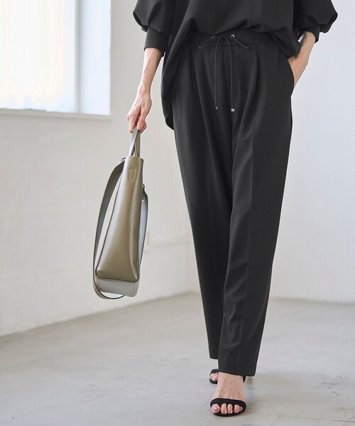 RONEL（ロネル）の「【RONEL】カットジョーゼットワイドパンツ（その他パンツ・レディース・ブラック/モカ/ライトグレー・S/M/L）」の7枚目の写真