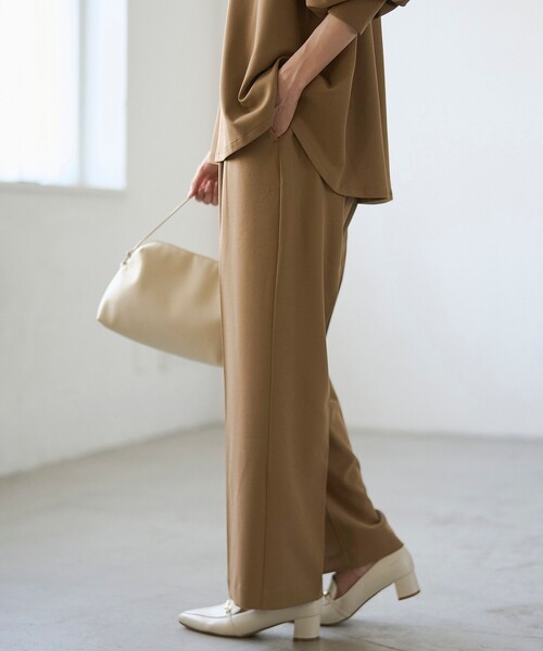 RONEL（ロネル）の「【RONEL】カットジョーゼットワイドパンツ（その他パンツ・レディース・ブラック/モカ/ライトグレー・S/M/L）」の20枚目の写真