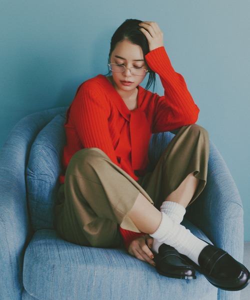 N.（N. Natural Beauty Basic）（エヌエヌナチュラルビューティーベーシック）の「【PS/低身長サイズ】リラックスタックワイドパンツ（その他パンツ・レディース・チャコールグレー/ベージュ/ブラウン・MEDIUM/SMALL/P/S）」の3枚目の写真