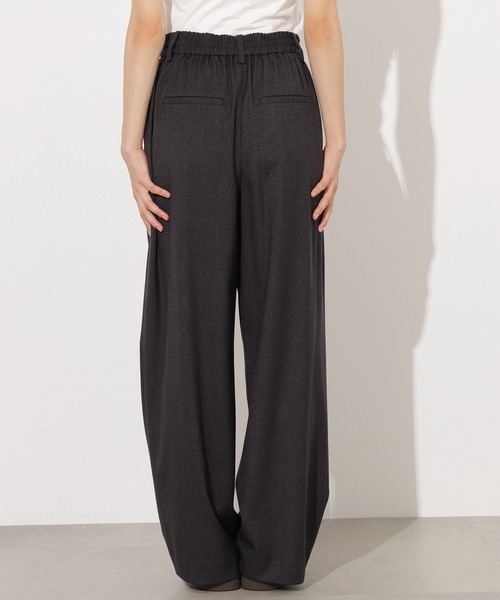 N.（N. Natural Beauty Basic）（エヌエヌナチュラルビューティーベーシック）の「【PS/低身長サイズ】リラックスタックワイドパンツ（その他パンツ・レディース・チャコールグレー/ベージュ/ブラウン・MEDIUM/SMALL/P/S）」の11枚目の写真