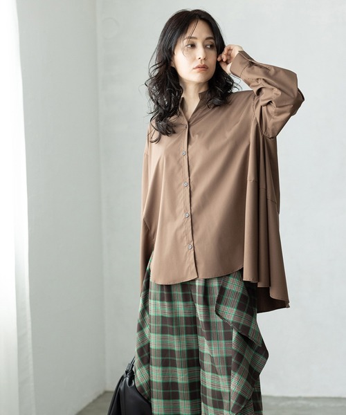 オズモーシス（OSMOSIS）/バックフレアーブラウス セール】バックフレアーブラウス（シャツ/ブラウス）｜OSMOSIS