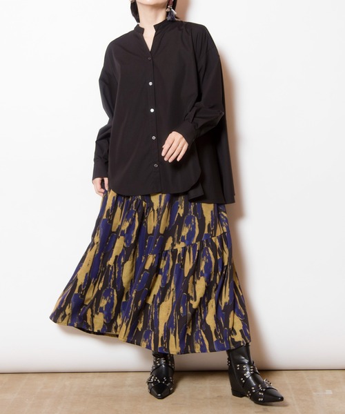 オズモーシス（OSMOSIS）/バックフレアーブラウス セール】バックフレアーブラウス（シャツ/ブラウス）｜OSMOSIS