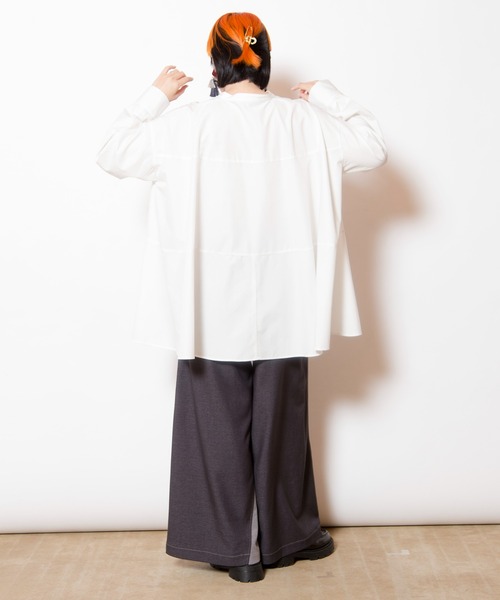 セール】バックフレアーブラウス（シャツ/ブラウス）｜OSMOSIS