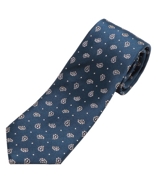 TOKYO SHIRTS（トウキョウシャツ）の「ネクタイ 絹100% ビジネス フォーマル（ネクタイ・メンズ・ブルー/ネイビー系2/グレー/エンジ/ブルーグリーン/ネイビー系1/ブラウン/ピンク/オレンジ/マスタード・FREE）」の5枚目の写真