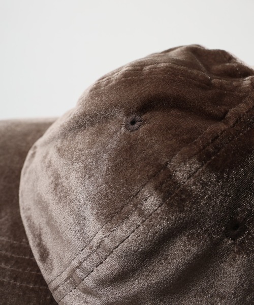 Riberry（リベリー）の「バックリボンベロアキャップ（キャップ・レディース・ベージュ/ブラック・FREE）」の3枚目の写真