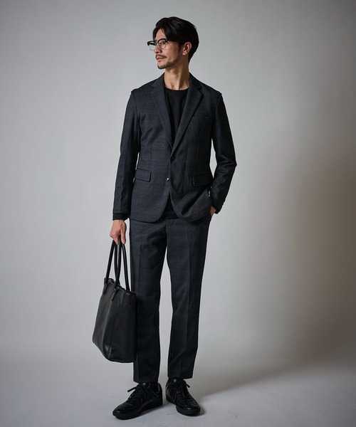 TETE HOMME(テットオム)の「【WEB限定】A4対応 オンオフ兼用 レザータッチトートバッグ(トートバッグ・メンズ・ブラック/チャコールグレー/ネイビー/ブラウン・FREE)」の18枚目の写真