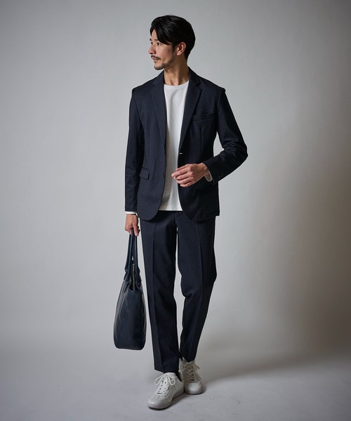 TETE HOMME(テットオム)の「【WEB限定】A4対応 オンオフ兼用 レザータッチトートバッグ(トートバッグ・メンズ・ブラック/チャコールグレー/ネイビー/ブラウン・FREE)」の22枚目の写真