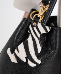 Rivel（リヴェル）の「【andrea cardone/アンドレアカルドネ】バッグチャーム  キーホルダー レザー ドッグ 犬 アニマル（キーケース/キーアクセサリー）」