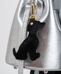 Rivel（リヴェル）の「【andrea cardone/アンドレアカルドネ】バッグチャーム  キーホルダー レザー ドッグ 犬 アニマル（キーケース/キーアクセサリー）」