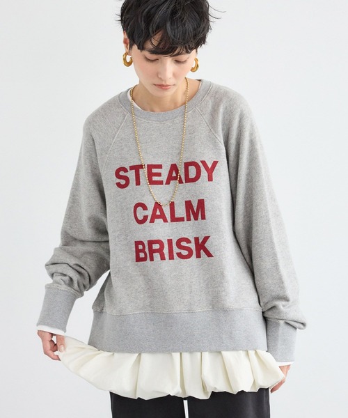 【BARNYARDSTORM】ガーゼベア裏毛ロゴプルオーバーマシンウォッシャブル BARNYARDSTORM / ガーゼベア裏毛ロゴプルオーバー/マシン