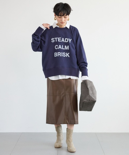 BARNYARDSTORM（バンヤードストーム）の「BARNYARDSTORM / ガーゼベア裏毛ロゴプルオーバー/マシンウォッシャブル【WEB限定カラー】（スウェット・レディース・ネイビー/グレー/レッド・FREE）」の15枚目の写真