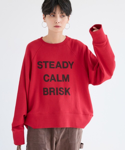 BARNYARDSTORM（バンヤードストーム）の「BARNYARDSTORM / ガーゼベア裏毛ロゴプルオーバー/マシンウォッシャブル【WEB限定カラー】（スウェット・レディース・ネイビー/グレー/レッド・FREE）」の16枚目の写真