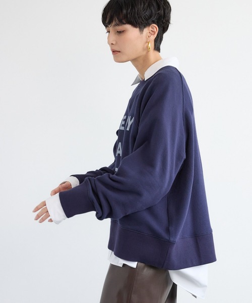 BARNYARDSTORM / ガーゼベア裏毛ロゴプルオーバー/マシン