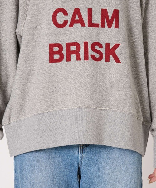 BARNYARDSTORM / ガーゼベア裏毛ロゴプルオーバー/マシン