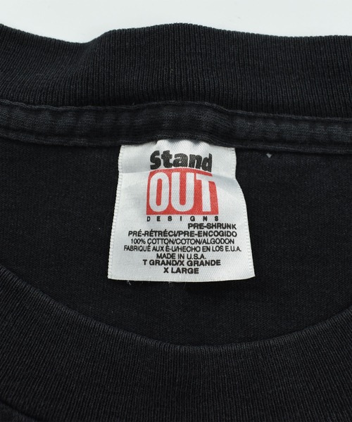 LABORATORY R(ラボラトリーアール)の「【USED】90’s STAND OUT “Wolf” アニマル Tシャツ USA製(Tシャツ/カットソー・メンズ・ブラック・X-LARGE)」の3枚目の写真
