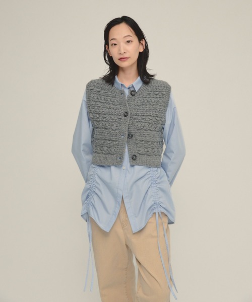 ジーナシス　アウター　ベスト 楽天市場】【SALE／20%OFF】チルデンBIGベスト JEANASIS