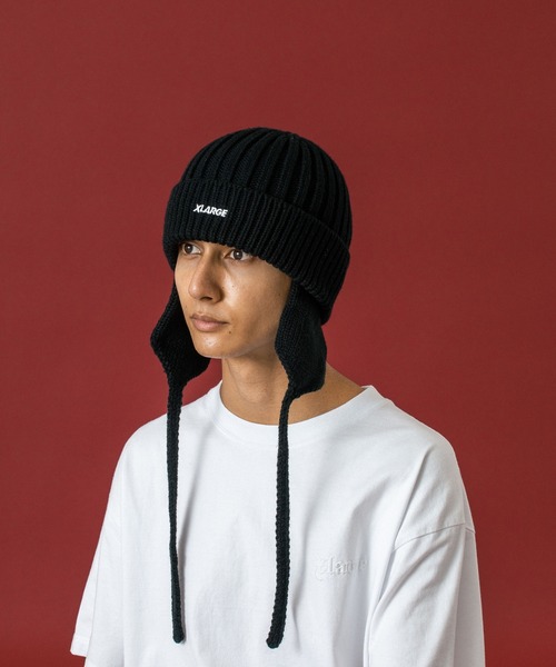 XLARGE（エクストララージ）の「EARFLAP KNIT CAP（ニットキャップ