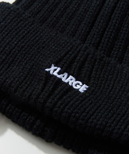 XLARGE（エクストララージ）の「EARFLAP KNIT CAP（ニットキャップ/ビーニー・メンズ・ネイビー/ブラウン/ブラック・ONE SIZE）」の10枚目の写真