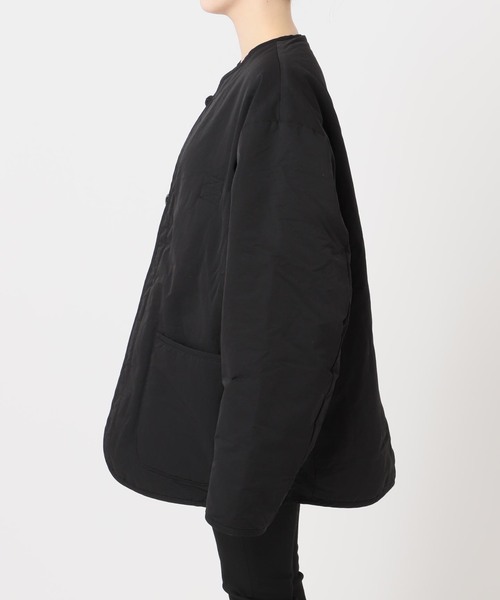 ARMY TWILL（アーミーツイル）の「別注【ARMY TWILL/アーミーツイル】Cotton Nylon Reversible（ブルゾン・レディース・ブラック/ベージュ・FREE）」の14枚目の写真