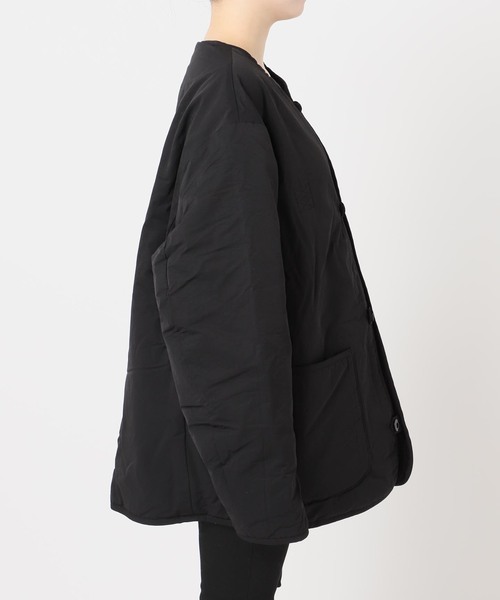 ARMY TWILL（アーミーツイル）の「別注【ARMY TWILL/アーミーツイル】Cotton Nylon Reversible（ブルゾン・レディース・ブラック/ベージュ・FREE）」の16枚目の写真