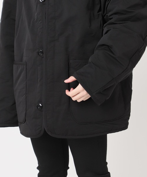 ARMY TWILL（アーミーツイル）の「別注【ARMY TWILL/アーミーツイル】Cotton Nylon Reversible（ブルゾン・レディース・ブラック/ベージュ・FREE）」の18枚目の写真