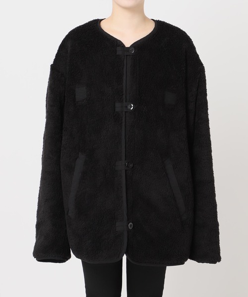 ARMY TWILL（アーミーツイル）の「別注【ARMY TWILL/アーミーツイル】Cotton Nylon Reversible（ブルゾン・レディース・ブラック/ベージュ・FREE）」の22枚目の写真