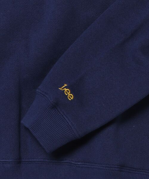 Lee（リー）の「Lee/リー【110-150cm】キッズ ハーフジップスウェット 裏起毛（スウェット・キッズ・オフホワイト/レッド/ネイビー・120/130/140/150/110）」の5枚目の写真