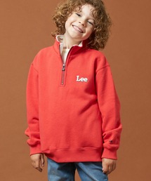 ハーフジップ」に該当するレッド/赤色系のキッズファッション通販