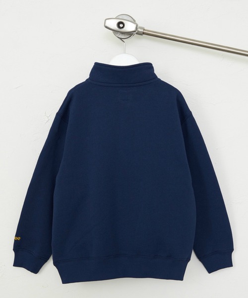 Lee（リー）の「Lee/リー【110-150cm】キッズ ハーフジップスウェット 裏起毛（スウェット・キッズ・オフホワイト/レッド/ネイビー・120/130/140/150/110）」の15枚目の写真