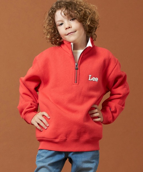 Lee/リー【110-150cm】キッズ ハーフジップスウェット 裏起毛
