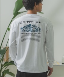 【GERRY】別注 プリント 長袖Tシャツ
