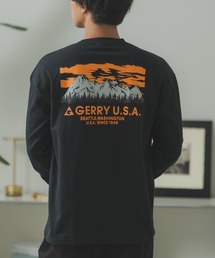 【GERRY】別注 プリント 長袖Tシャツ
