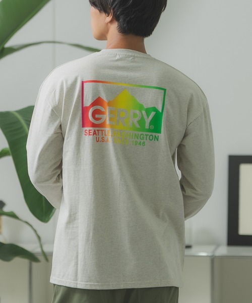 GERRY(ジェリー)の「【GERRY】別注 プリント 長袖Tシャツ(Tシャツ/カットソー・メンズ・ブルー/カーキ系/カーキ系1/カーキ系2/カーキ系3/ブルー系/ブルー系1/ブルー系2/ブルー系3/ホワイト系/ホワイト系1/ホワイト系2/ホワイト系3/ブラック系/ブラック系1/ブラック系2/ブラック系3/ライトグレー系/ライトグレー系1/ライトグレー系2/ライトグレー系3/ブラック/ライトグレー/ホワイト/カーキ・SMALL/MEDIUM/LARGE/X-LARGE)」の15枚目の写真