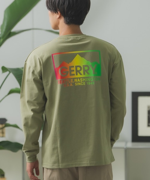 GERRY(ジェリー)の「【GERRY】別注 プリント 長袖Tシャツ(Tシャツ/カットソー・メンズ・ブルー/カーキ系/カーキ系1/カーキ系2/カーキ系3/ブルー系/ブルー系1/ブルー系2/ブルー系3/ホワイト系/ホワイト系1/ホワイト系2/ホワイト系3/ブラック系/ブラック系1/ブラック系2/ブラック系3/ライトグレー系/ライトグレー系1/ライトグレー系2/ライトグレー系3/ブラック/ライトグレー/ホワイト/カーキ・SMALL/MEDIUM/LARGE/X-LARGE)」の20枚目の写真
