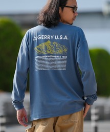 【GERRY】別注 プリント 長袖Tシャツ