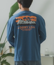 【GERRY】別注 プリント 長袖Tシャツ