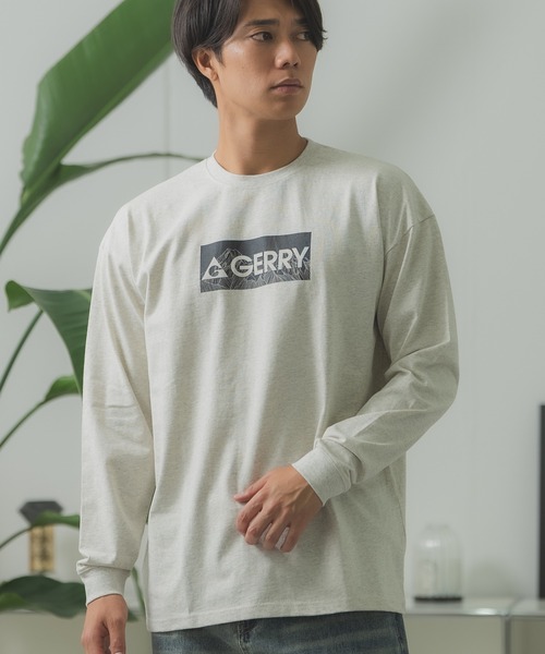 GERRY(ジェリー)の「【GERRY】別注 プリント 長袖Tシャツ(Tシャツ/カットソー・メンズ・ブルー/カーキ系/カーキ系1/カーキ系2/カーキ系3/ブルー系/ブルー系1/ブルー系2/ブルー系3/ホワイト系/ホワイト系1/ホワイト系2/ホワイト系3/ブラック系/ブラック系1/ブラック系2/ブラック系3/ライトグレー系/ライトグレー系1/ライトグレー系2/ライトグレー系3/ブラック/ライトグレー/ホワイト/カーキ・SMALL/MEDIUM/LARGE/X-LARGE)」の11枚目の写真