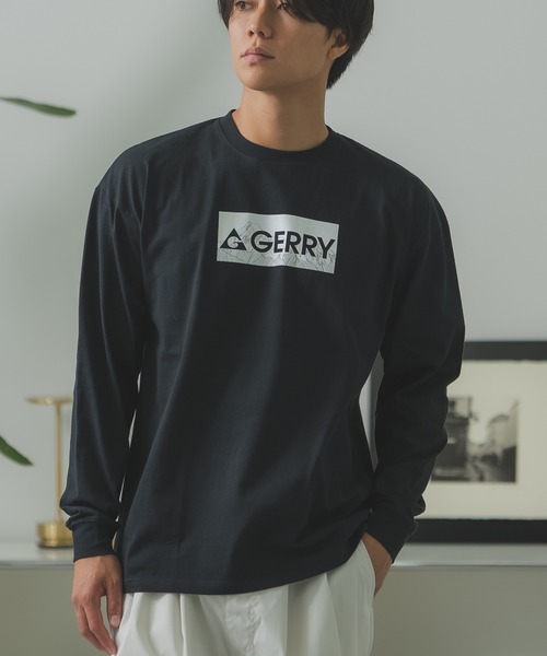 GERRY(ジェリー)の「【GERRY】別注 プリント 長袖Tシャツ(Tシャツ/カットソー・メンズ・ブルー/カーキ系/カーキ系1/カーキ系2/カーキ系3/ブルー系/ブルー系1/ブルー系2/ブルー系3/ホワイト系/ホワイト系1/ホワイト系2/ホワイト系3/ブラック系/ブラック系1/ブラック系2/ブラック系3/ライトグレー系/ライトグレー系1/ライトグレー系2/ライトグレー系3/ブラック/ライトグレー/ホワイト/カーキ・SMALL/MEDIUM/LARGE/X-LARGE)」の6枚目の写真