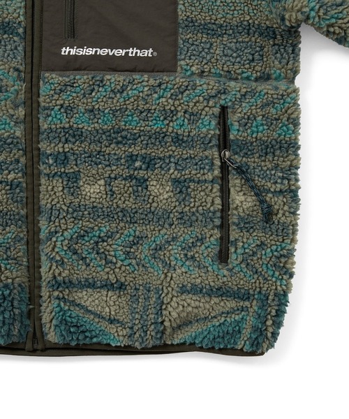 thisisneverthat（ディスイズネバーザット）の「SP Sherpa Fleece Jacket（ブルゾン・メンズ・ネイビー/オリーブ/ストーン・L/M/S/XL/XS）」の7枚目の写真