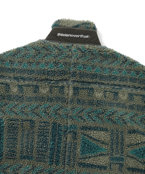 thisisneverthat（ディスイズネバーザット）の「SP Sherpa Fleece Jacket（ブルゾン・メンズ・ネイビー/オリーブ/ストーン・L/M/S/XL/XS）」の10枚目の写真