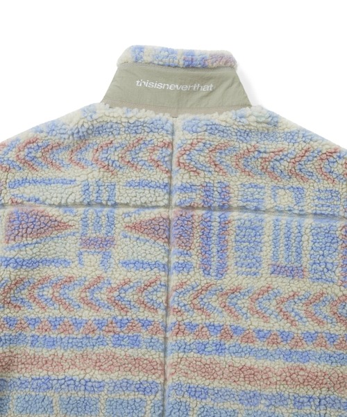 thisisneverthat（ディスイズネバーザット）の「SP Sherpa Fleece Jacket（ブルゾン・メンズ・ネイビー/オリーブ/ストーン・L/M/S/XL/XS）」の9枚目の写真