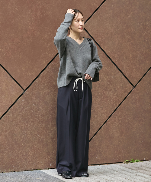 JOURNAL STANDARD(ジャーナルスタンダード)の「ソモウライクツイルイージースラックス(その他パンツ・レディース・ブラウン/チャコールグレー/ネイビー・38/36)」の20枚目の写真