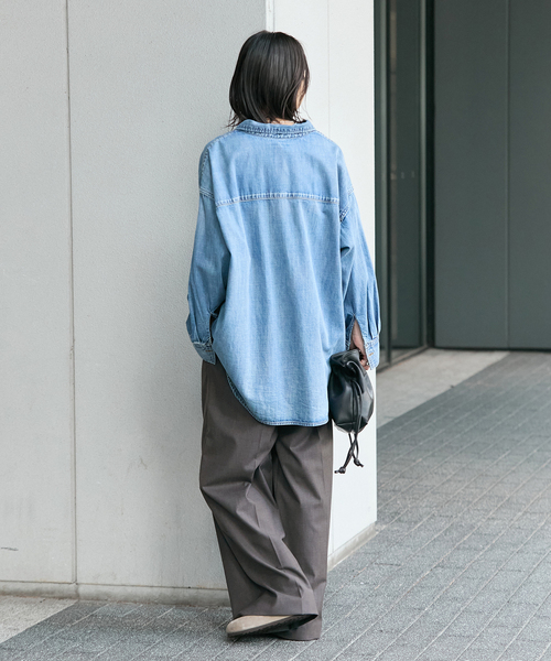 JOURNAL STANDARD(ジャーナルスタンダード)の「ソモウライクツイルイージースラックス(その他パンツ・レディース・ブラウン/チャコールグレー/ネイビー・38/36)」の18枚目の写真