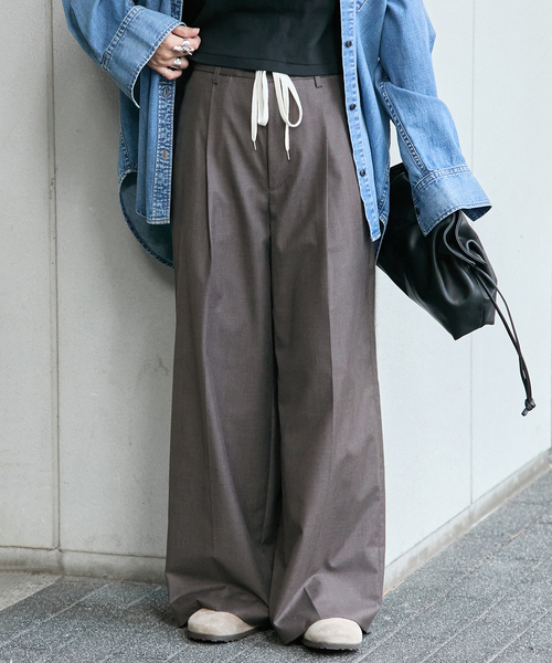 セール】ソモウライクツイルイージースラックス（その他パンツ