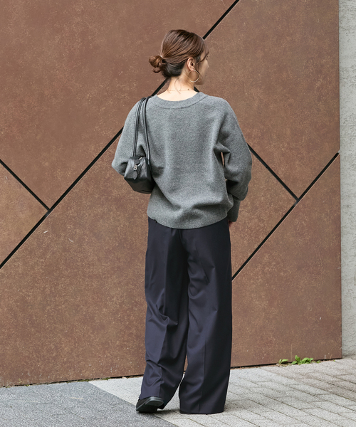 JOURNAL STANDARD(ジャーナルスタンダード)の「ソモウライクツイルイージースラックス(その他パンツ・レディース・ブラウン/チャコールグレー/ネイビー・38/36)」の13枚目の写真