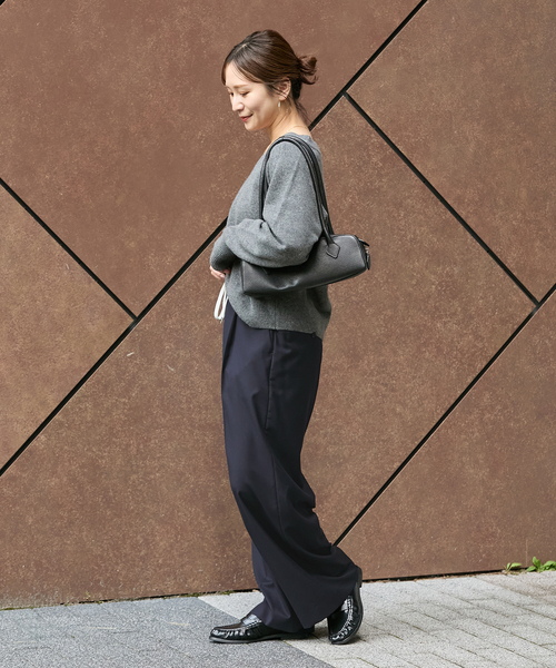 JOURNAL STANDARD(ジャーナルスタンダード)の「ソモウライクツイルイージースラックス(その他パンツ・レディース・ブラウン/チャコールグレー/ネイビー・38/36)」の12枚目の写真