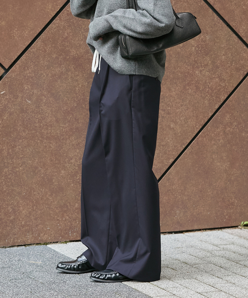 JOURNAL STANDARD(ジャーナルスタンダード)の「ソモウライクツイルイージースラックス(その他パンツ・レディース・ブラウン/チャコールグレー/ネイビー・38/36)」の11枚目の写真