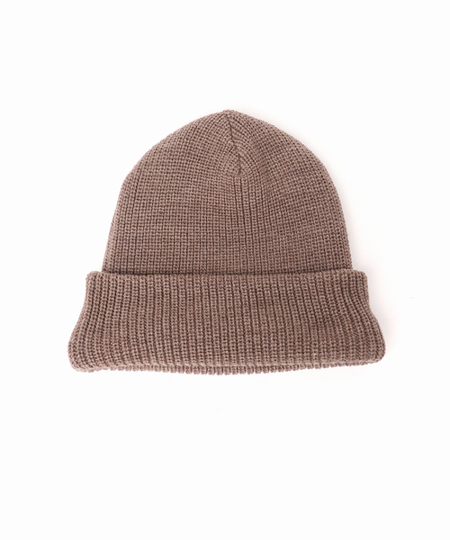 EDIFICE（エディフィス）の「KIJIMA TAKAYUKI (キジマ タカユキ) 別注  LONG BEANIE（ニットキャップ/ビーニー・メンズ・ダークグリーン/ブラック/ベージュ/オレンジ・FREE）」の3枚目の写真